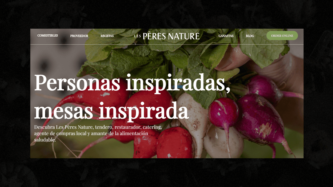 les Pères Nature una empresa que vende alimentos saludables