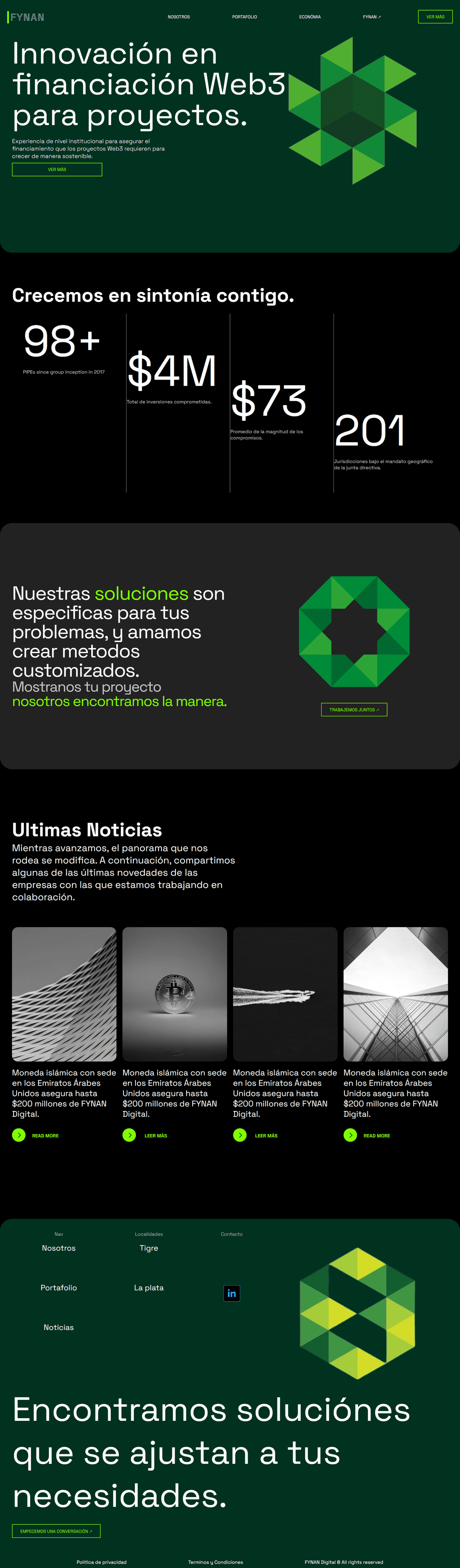 Fynan, empresa que se encarga de manejar la web3